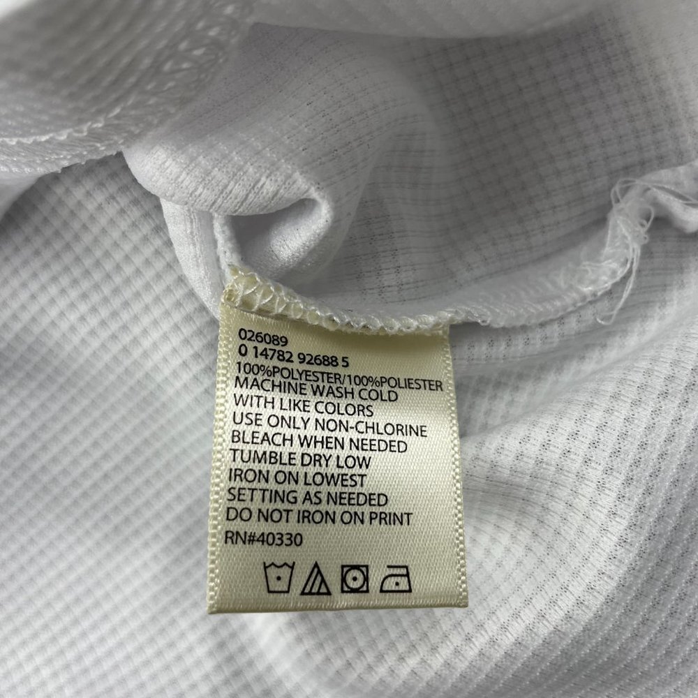 Haggar Cool 18 Performance Short Sleeve Polo Shirt Men's Size Large - Picture 7 of 8
